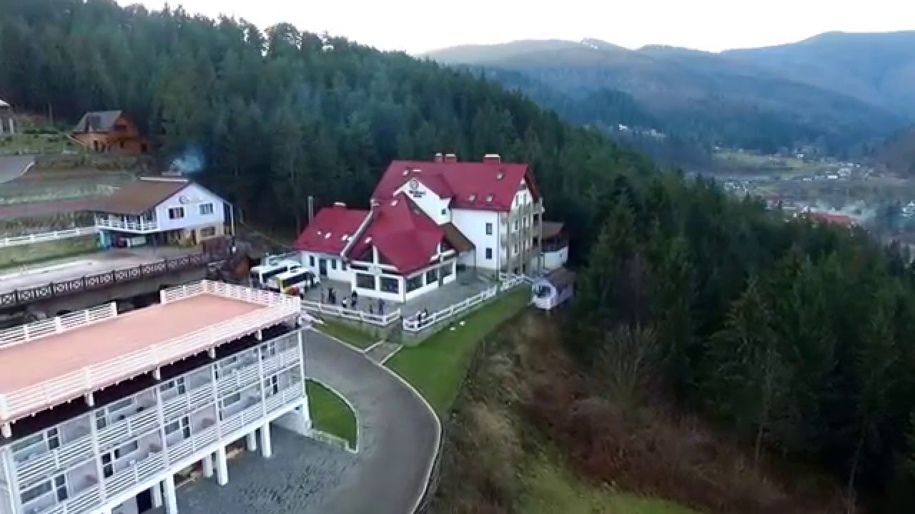 Відпочинок в Карпатах "готельно-ресторанний комплекс Wellland"  Яремче, пташиний політ