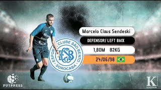 Marcelo Sendeski - Zagueirolateral Esquerdo Defensor Left Back - 2022