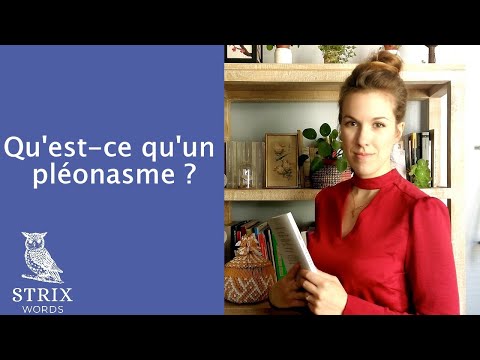 Vidéo: Qu'est-ce Que La Tautologie Et Le Pléonasme