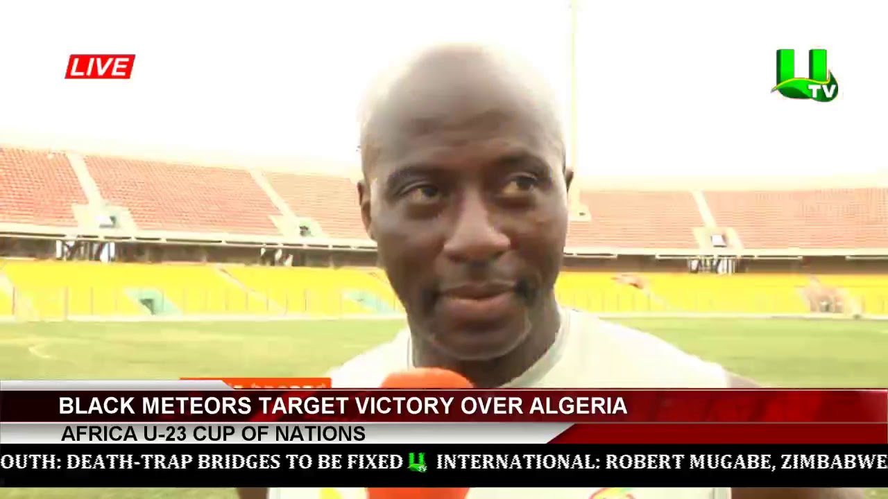 utv ghana frequency on multi tv Africa U-23 Cup Of Nations: Black Meteors Target Victory Over Algeria