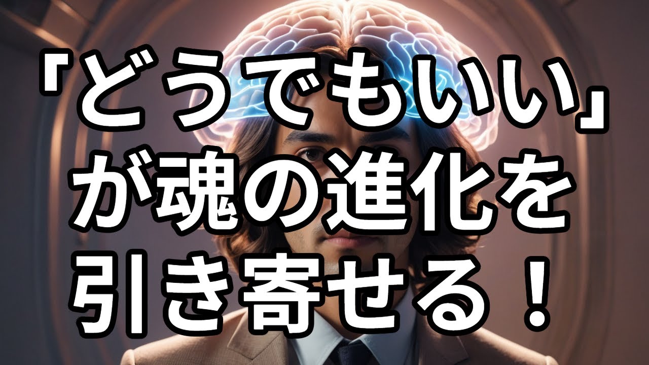 「どうでもいい」が魂の進化を引き寄せる！