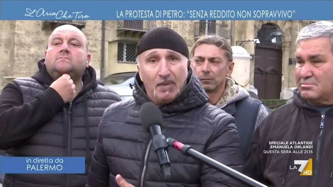 La protesta del percettore Pietro: 