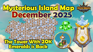 December Mysterious Island Map 2025