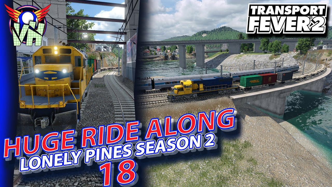 Huge Ride Along Transport Fever 2 Ep 18 YouTube