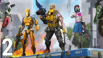 Zombie Horde Gameplay Walkthrough Part 2 - Campaign Green Valley (iOS/Android Games)