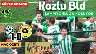 Şampi̇yonluk Ateşi̇ Yandi Kozlu Bld 1-0 Kilimli Bld Süper Amatör Maç Özeti