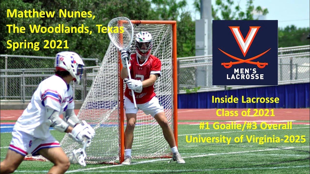 Matthew NunesGoalie, The Woodlands, TX Spring 2021 Highlights UVA