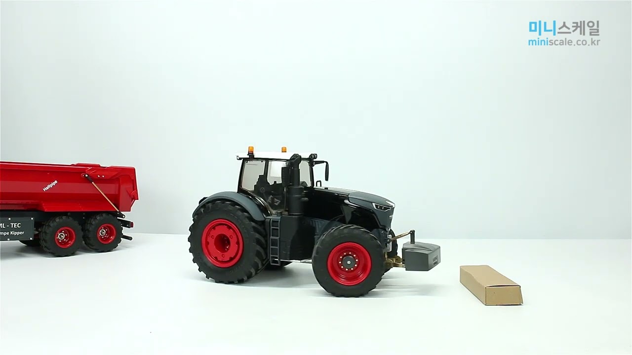 1/16 R/C ML-Tec Bruder Fendt 1050 Vario & Krampe Tipper Trailer V2 - Driving Power