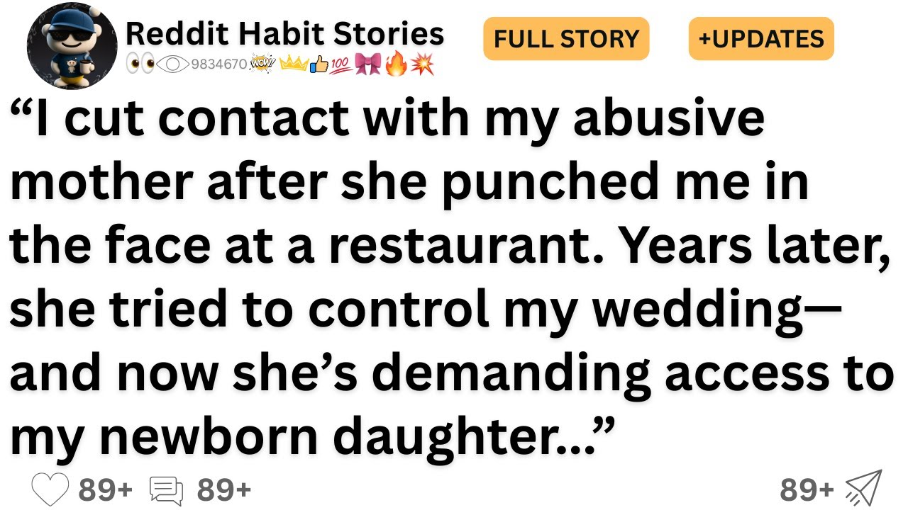 [FULL STORY] I cut contact with my abusive mother after she punched me in the face at a..."