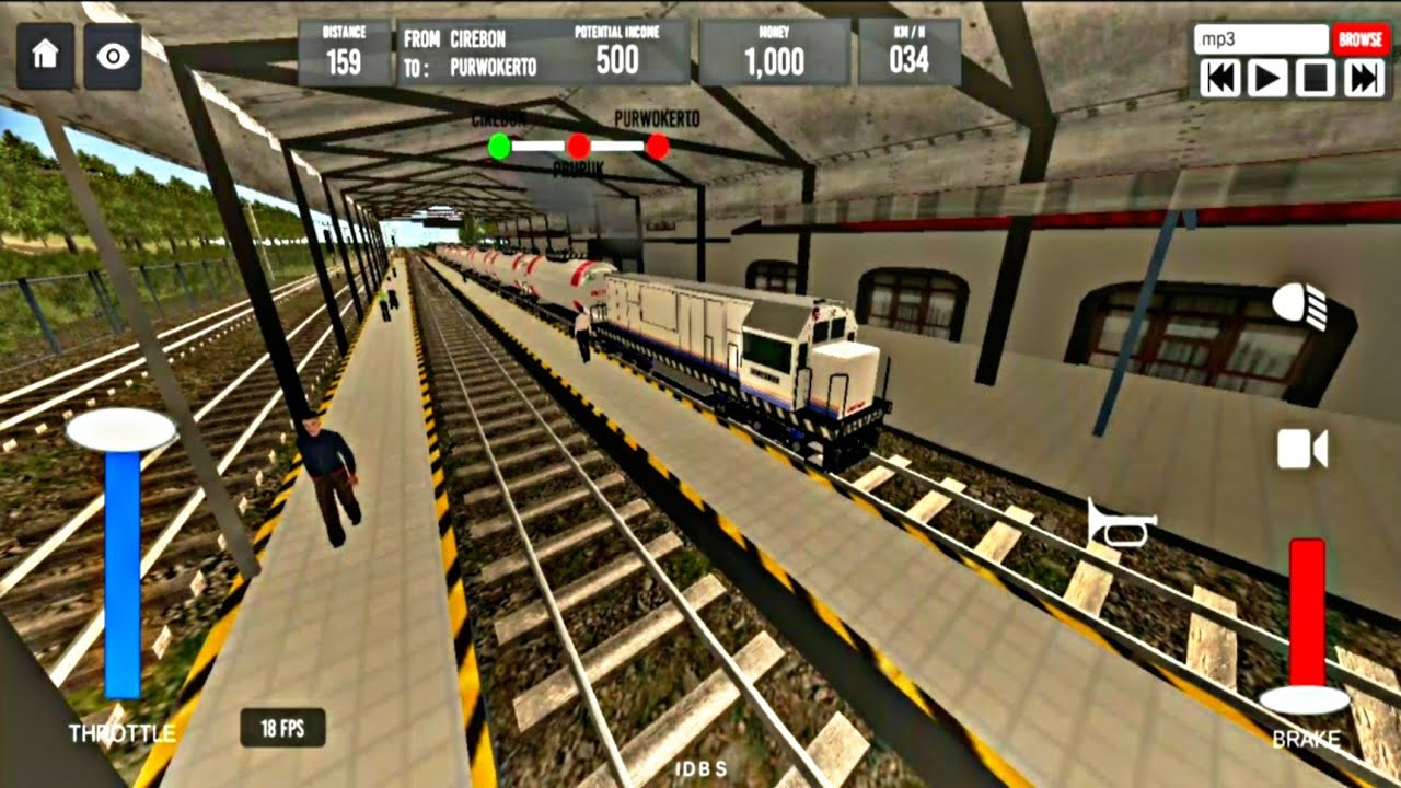 IDBS Indonesia Train Simulator|New Train Unlocked|Keretaapi|Best Train Simulator|Android Games 2021|