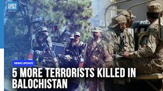 Operation Shaban: 76 Terrorists Killed In Balochistan | Pakistan News | Dawn News English