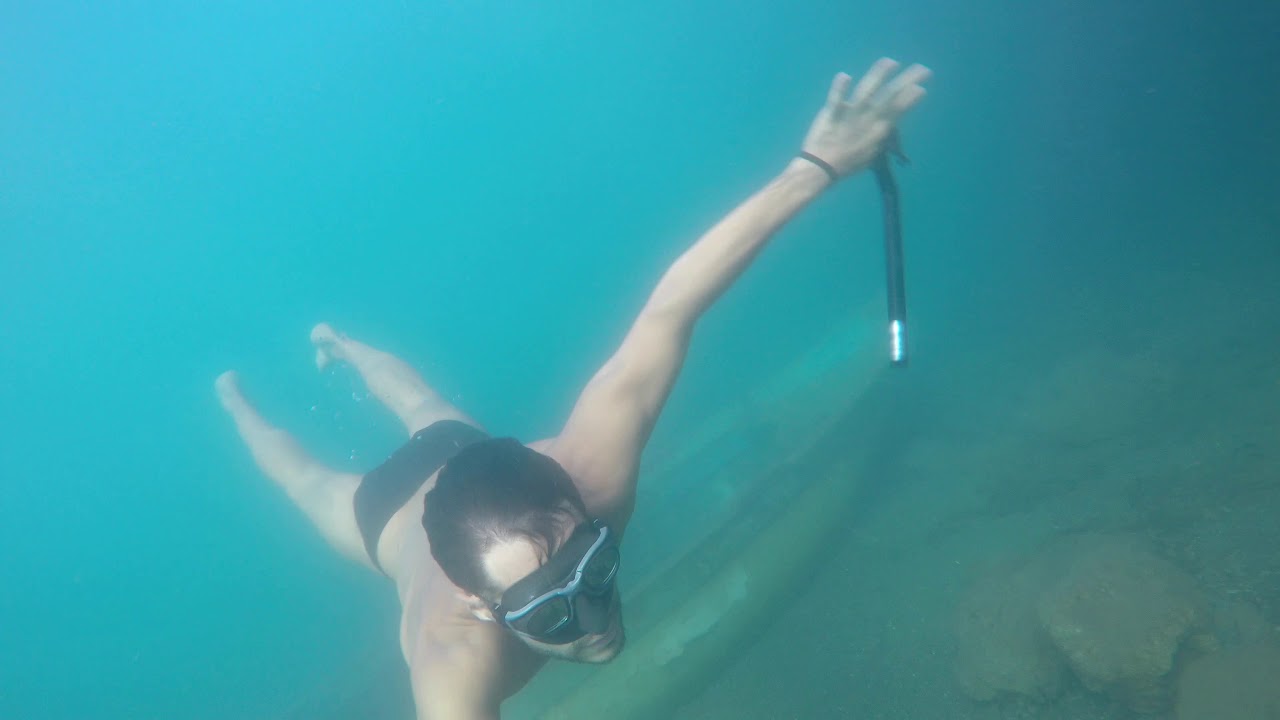 Baiae Bacoli Shipwrek Gulf of Naples Freediving GoPro Italy