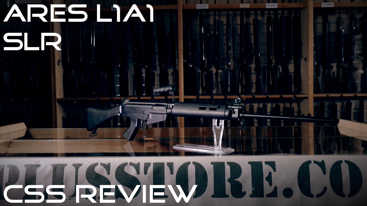 Ares L1A1 SLR 6mm Airsoft Rifle Overview CSS - YouTube