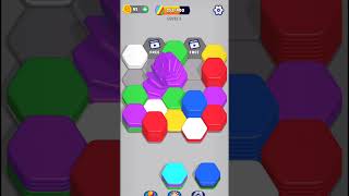 Hexa Sort Game Level - 5 Walkthrough | Hexa Sort #entertainment #games #fungame