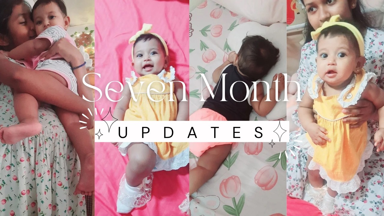 බබාගේ 7 වෙනි මාසය 💗 | vaccination 💉| චූටි පුංචත් ඉන්නවා 👩‍🦰