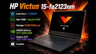 HP Victus 15-fa2123nm - Unboxing - Disassembly - Ram Upgrade