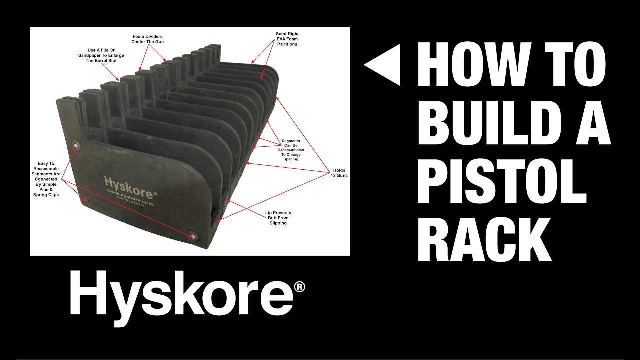 How to Manage Your Gun Storage with Hyskore’s Modular Pistol Racks – 30277/30312