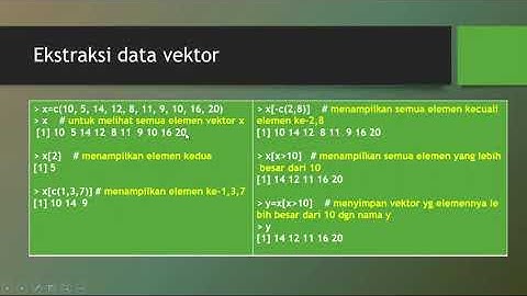 Komputasi Statistika : Manajemen data di R bagian 1
