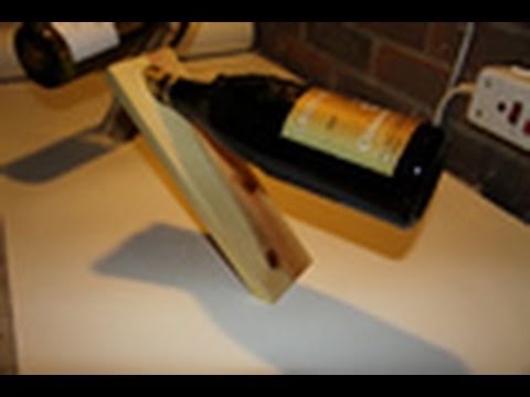 Woodworking Projects  Magic Wine Bottle Holder