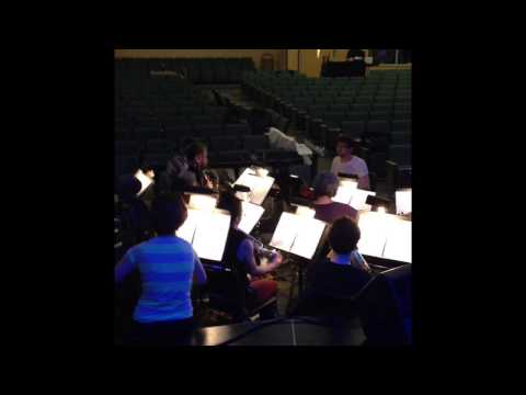 Behind the scenes: orchestra rehearsal for West Side Story