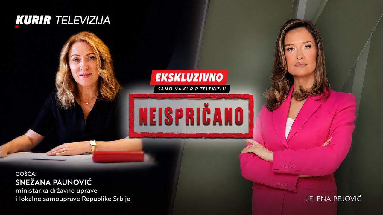 “ZAKLJUČALI SMO PUN STAN I OTIŠLI” Ministarka Paunović emotivno o Kosovu i detinjstvu u Peći