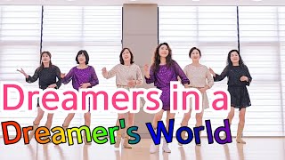 Dreamers in a Dreamer's World Line Dance/Nice music/Beginner/초급라인댄스
