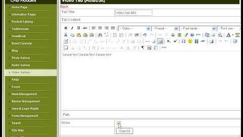 Video CMS module - Online Video Content Publishing Tool by Sonitek international
