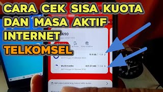 Cek Sisa Kuota Internet & Masa Aktif Internet Telkomsel screenshot 1