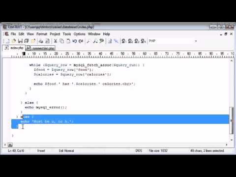 Beginner PHP Tutorial   119   SELECT By Example Part 2
