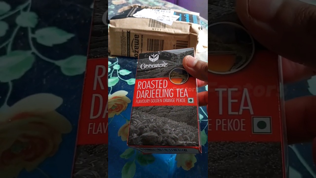 GOODRicKE Roasted Darjeeling Leaf Tea Unboxing and Tea Preparation 🍵 