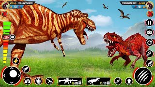 Wild dinosaur hunting zoo game introducing modern animal hunting I Wild Dinosaur Hunting Gun Game screenshot 5