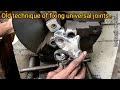 Teknik bengkel bubut memperbaiki kopel universal joint  repairing propeler shaft propshaft