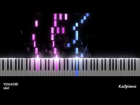 [推しの子OP] YOASOBI(요아소비) - Idol(아이돌, アイドル) / Piano Tutorial(피아노 튜토리얼)