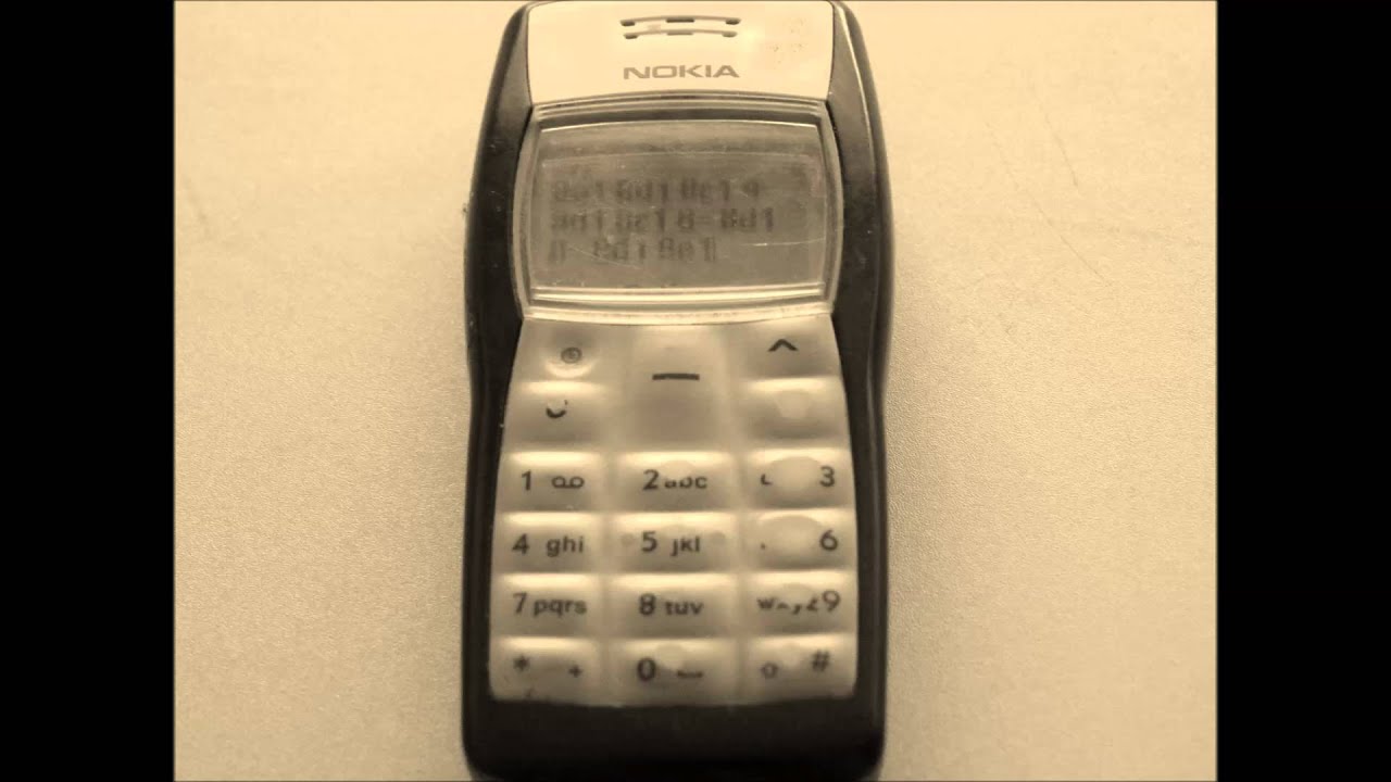Snow Drift music on an old Nokia cell phone