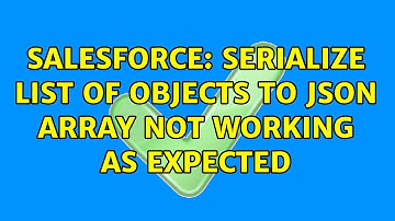 Salesforce: Serialize list of objects to json array not working as expected