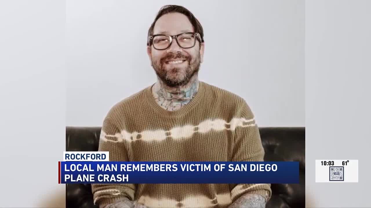 Rockford man remembers victim of San Diego plane crash - YouTube