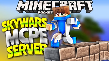 BEST Minecraft PE SKYWARS Server! MCPE 1.1+ Skywars Server (Minecraft Pocket Edition 1.1.3)
