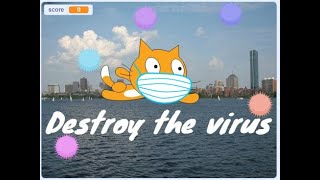 Scratch Tutorial | Destroy The Virus | Scratch Tutorial Coronavirus Game | Scratch Easy Beginner