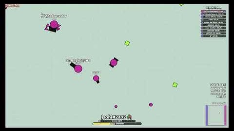 Diep.io - (Almost) 3mil glass bullet Annihilator 2TDM by Shadowcaster. Death clip