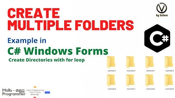 Create multiple directory/folders using  C#.Net