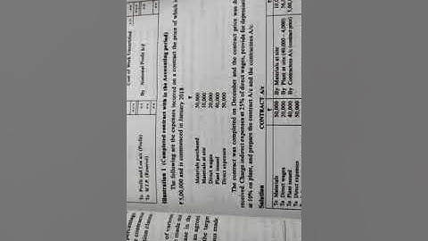 CONTRACT COSTING  PART - 3
