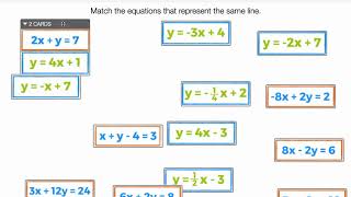 Desmos Card Match:Systems