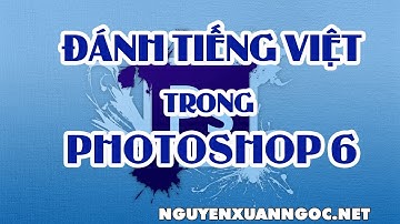 Cách Đánh TIẾNG VIỆT trong Photoshop 6