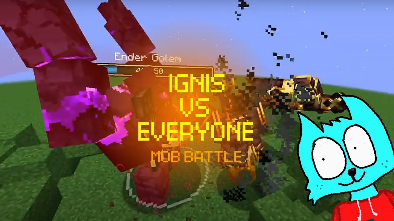 Ignis VS All Bosses - Minecraft Mob Battle - YouTube