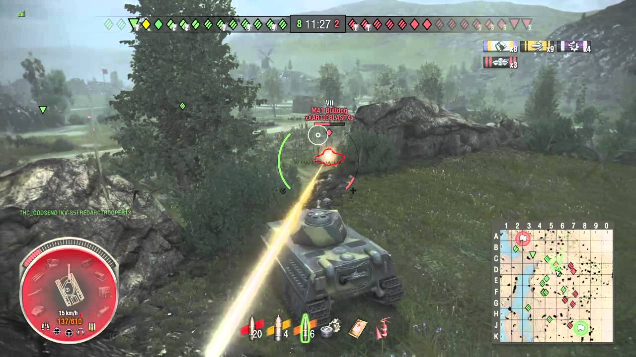 World of Tanks ( ps4) vk28.01 derp for the win