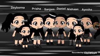 8 Kids Wearing Black Gacha Life listen to the vote for pip older version song