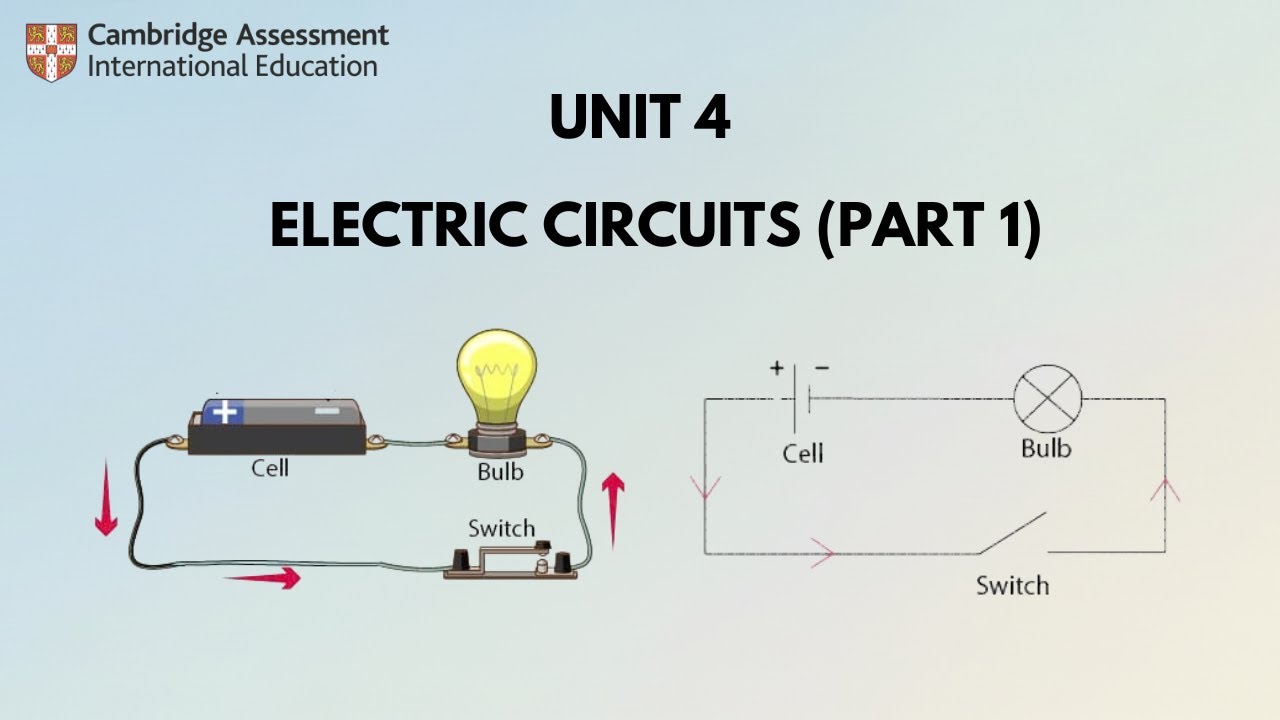 Unit 4 - Electric Circuits (Part 1) | Cambridge IGCSE Physics | 0625 | (2026-2028)