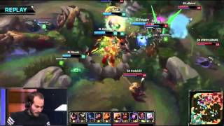 Ahri flash in Lissandras ult Elements SK Gaming LCS