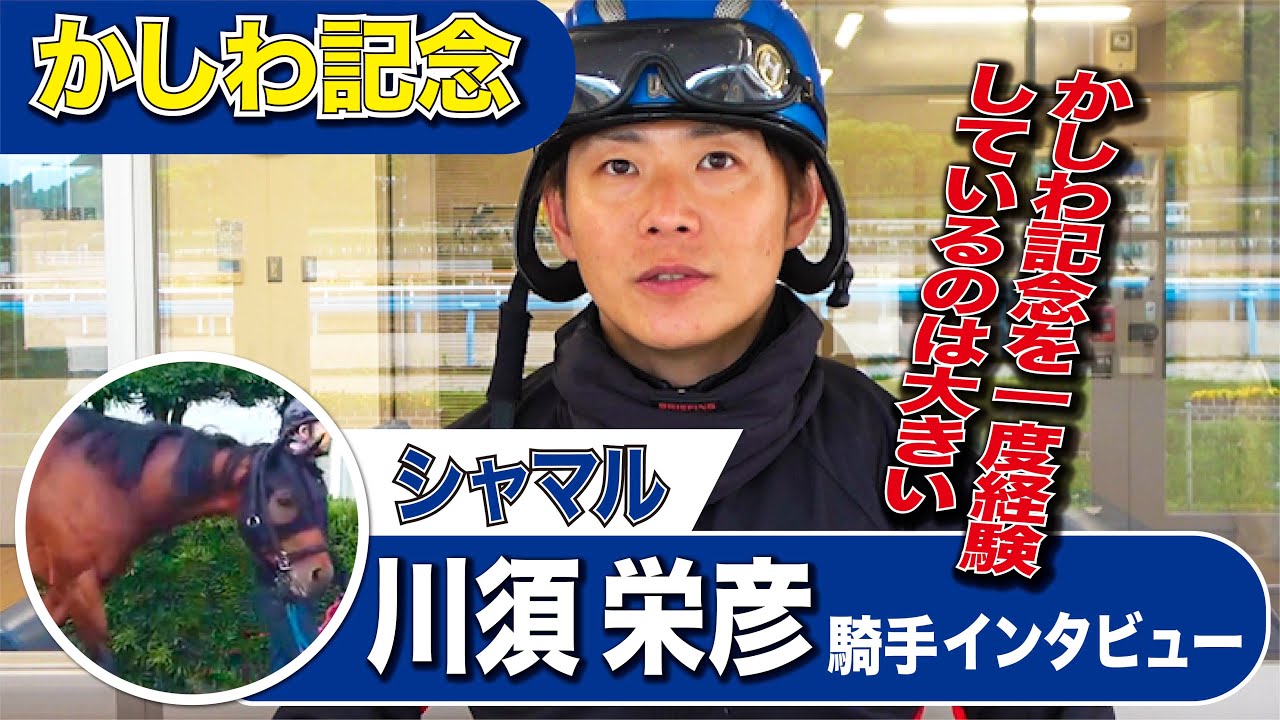 かしわ記念】シャマル・川須 栄彦騎手「一度かしわ記念を経験している 
