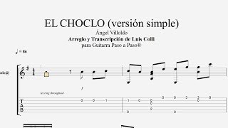 El Choclo - para Guitarra Solista - Tablatura Fácil por Luis Colli... chords